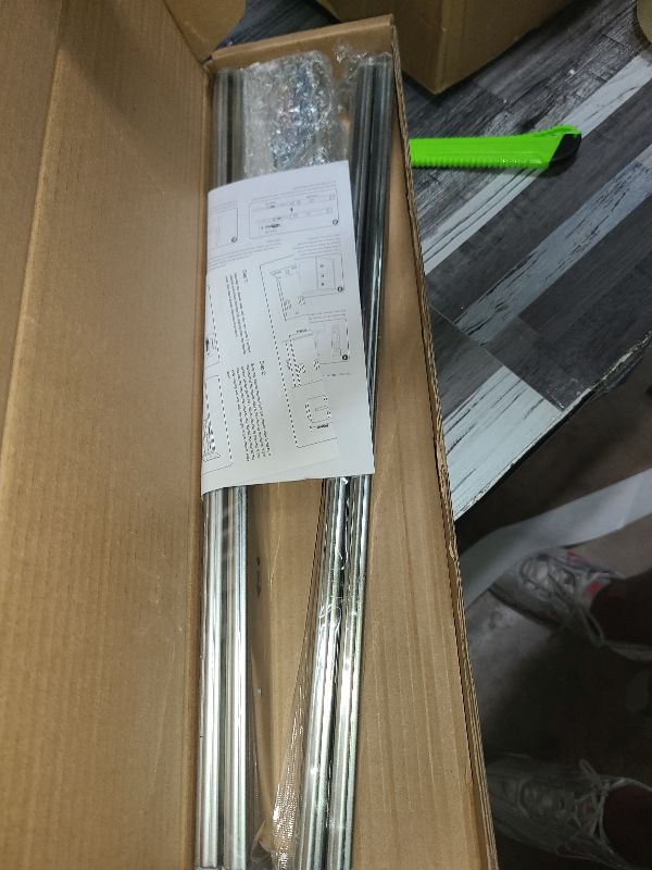 Photo 1 of 20 Inches Drawer Slides - 2 Pairs Soft Close Drawer Slides Heavy Duty Side Mount Ball Bearing Brushed Nickel Drawer Rails with Mounting Brackets, Silver