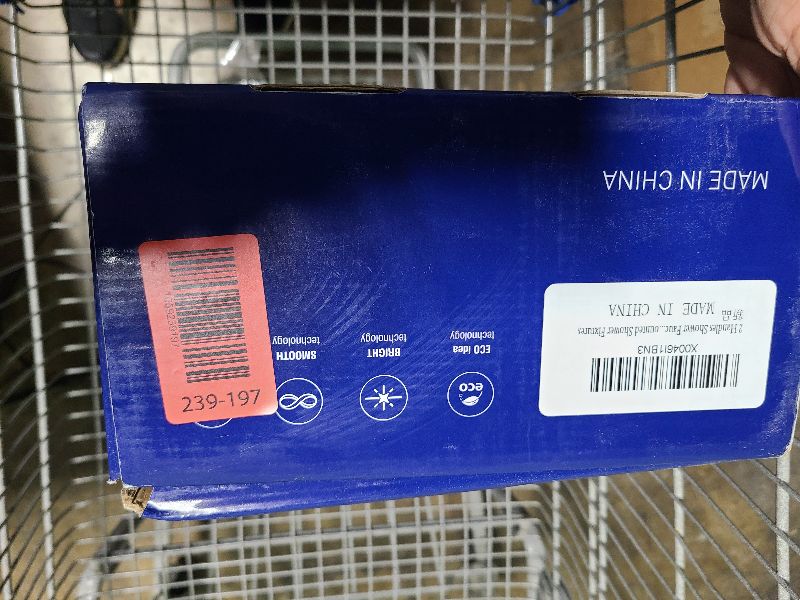 Photo 1 of 2 Handles Shower Faucet Set with Tub Spout Bathtub Shower Faucet Combo Set Shower System Complete Tub and Shower Trim Kit Brushed Nickel Wall Mounted Shower Fixtures