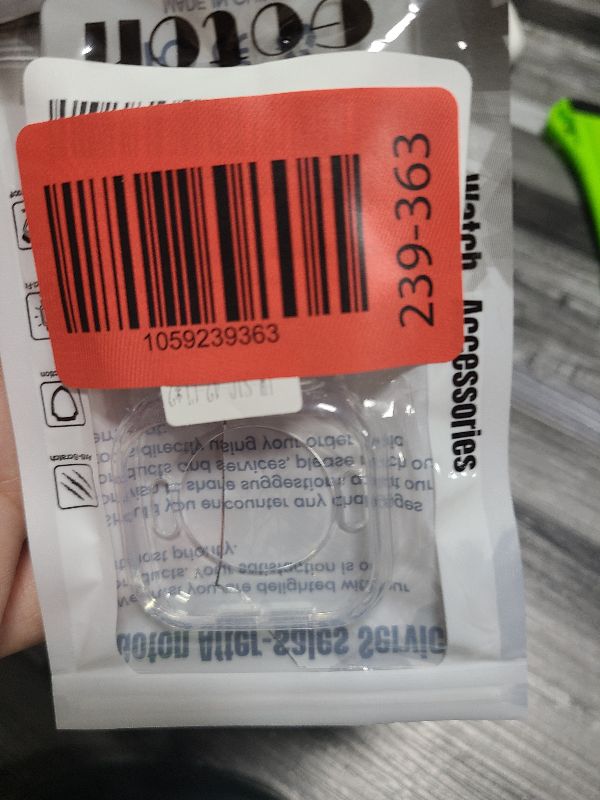 Photo 1 of [2 Pack] Goton Bumper Case for Apple Watch 42mm, [No Screen Protector] Slim Soft TPU Shockproof Case Cover Bumper Protector Accessories for iWatch Series 11 Series 10, 42mm Clear+Clear