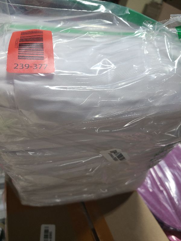 Photo 1 of 10 Pack White Table Cloth Rectangle Table Cloths for 8 Foot Rectangle Tables 60 X 126 Inch Washable Polyester Table Covers, Reusable & Wrinkle Resistant for Weddings, Parties, Events, and Everyday Use