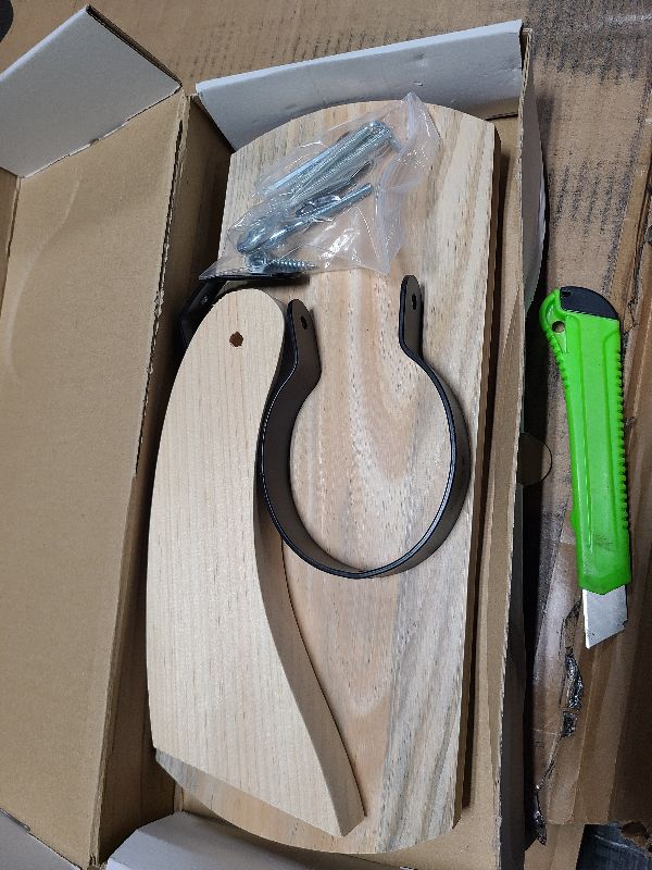 Photo 1 of Wooden Ham Stand Holder,Premium Pine Wood Display Rack for Spanish Jamon, Italian Prosciutto Carving Stable Meat Slicing Station (L)