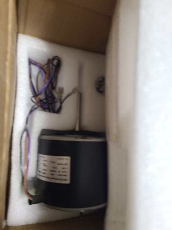 Photo 1 of 0131M00061SP, 1/4 Hp Condenser Fan Motor Replaces Goodman Condenser Fan Motor, Zongshan Broad-Ocean YDK-180S84062-01-830 RPM, 1-Speed, Replaces Amana Janitrol P/N: 0131M00014PS