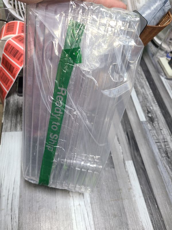 Photo 1 of 12 Pcs Clear Plastic Drawer Organizer, 12"x 6"x2", 9"x6"x2", 6"x3"x2", Kitchen Bathroom Fridge Utensil Vanity Drawer Organizers Tray Makeup Storage Organizer Drawers Trays for Organization Office