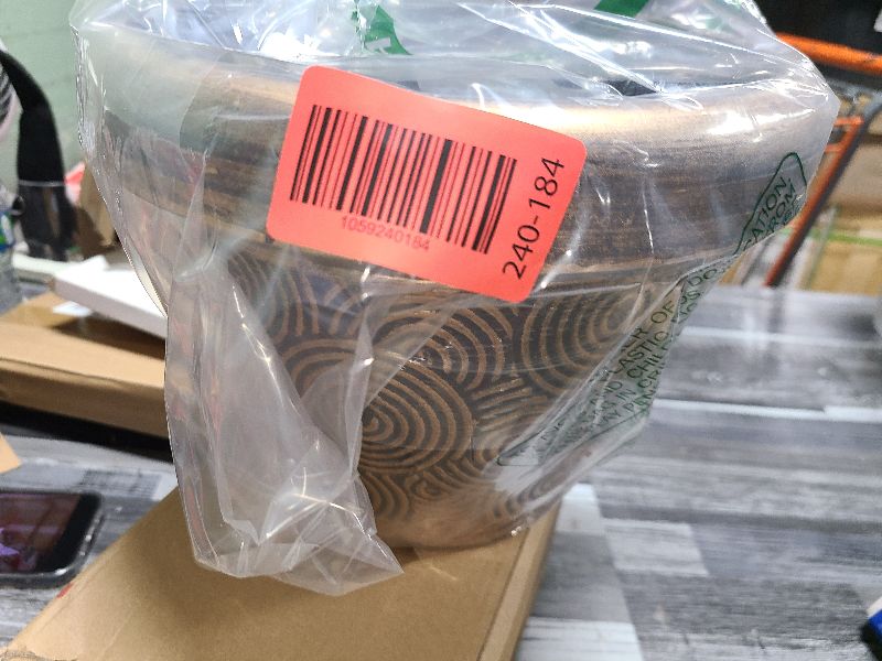 Photo 1 of 10 Inch Flower Pots Planters for Indoor Outdoor Plants, 3 Pack Plastic Large Plant Pots with Drainage Hole & Tray, Modern Decorative Garden Pot with Saucer, Plant Container for House