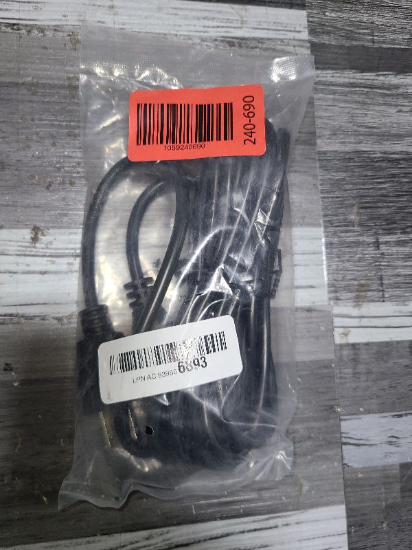 Photo 1 of 12Ft Power Extension Cord Cable Extender - 18AWG NEMA 5-15P to 5-15R Strip Liberator Charger Outlet Saver Extra Long 12FT