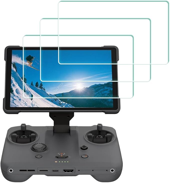 Photo 1 of **MSRP 9.99** [3 Pack Screen Protector for DJI RC Pro 2 -Mavic 4 Pro Monitor Remote Controller, Tempered Glass 0.3mm 9H Hardness Accessory Anti-Scrach Anti-Bubble