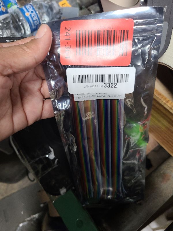 Photo 1 of 120pcs Multicolored Dupont Wire 40pin M/F, 40pin M/M, 40pin F/F Breadboard Jumper Ribbon Cables Kit Compatible with Arduino Projects(20cm/8inch)