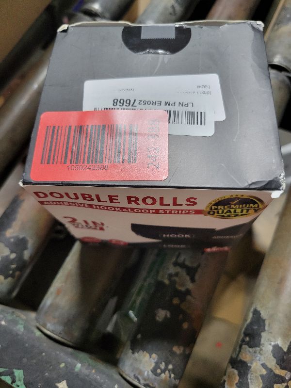 Photo 1 of 2 Inch x 15Ft Hook and Loop Strips with Adhesive, Double Sided Self Adhesive, Nylon Self Tape for Home Office School and Crafting