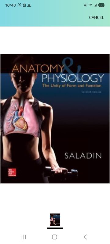 Photo 1 of 
Anatomy And Physiology. The Unity of Form and Function. Seventh Edition