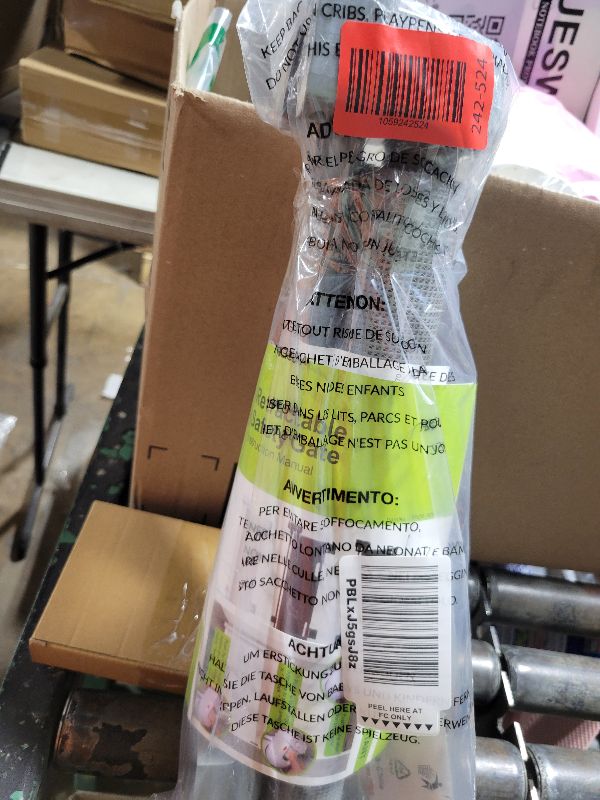 Photo 1 of 14" H Short Puppy Gate - 59" Wide Step Over Mesh Dog Gate Retractable Indoor Outdoor Expands Up to 59 Inches