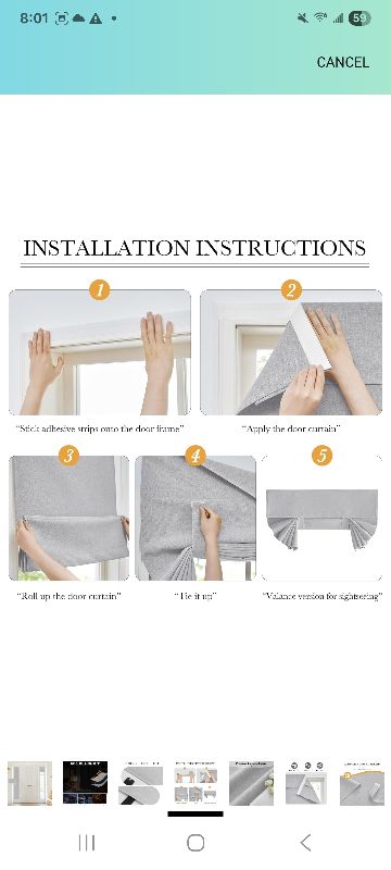 Photo 1 of  Store
4.6
4.6 out of 5 stars
(129)
RYB HOME 100% Blackout Linen Sidelight Curtain for Side Window Adhesive, Privacy Assured Thermal Insulated Room Darkening Drapes for Narrow Window Bedroom, 22 W x  72 H 1Panel, Light Grey