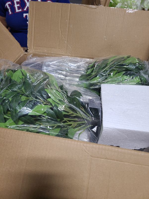 Photo 1 of " Outdoor Evergreens in Outdoor Faux Boxwood Artificial Shrub Potted Plant for Indoor Porch of Home and Office 2 Pieces a Set Topiary Trees