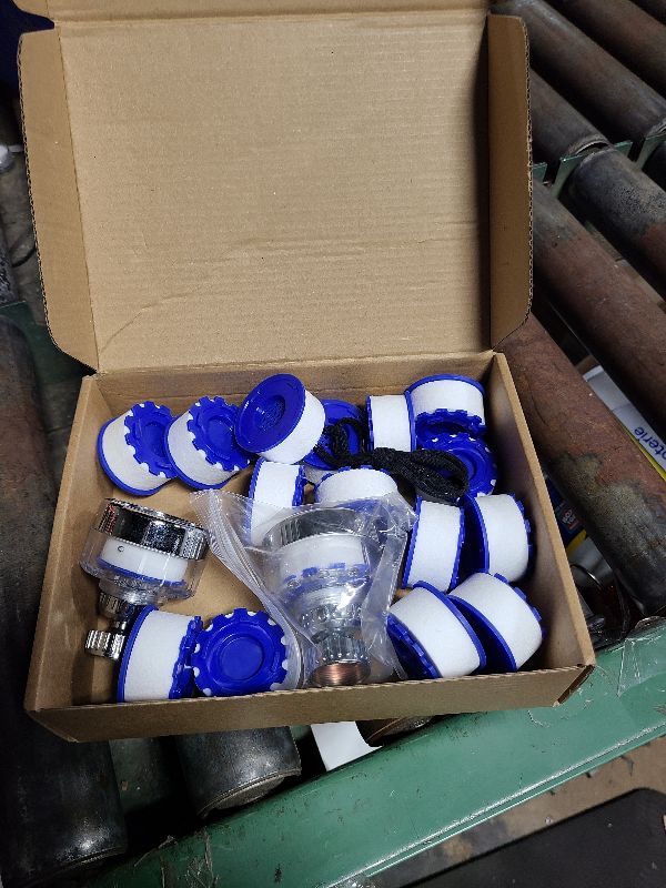 Photo 1 of 21Pcs Sink Water Filter Faucet With Cartridges, Universal 360 ° Rotating Kitchen Faucet Water Filter Removes Fluoride Heavy Metals Hard Water Compatible with most Bathroom/Kitchen/Laundry Sink Faucets