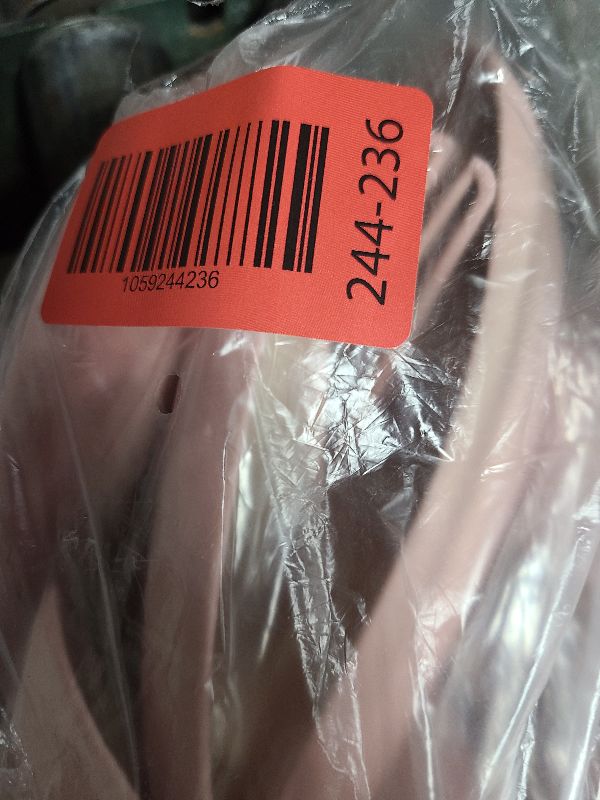 Photo 1 of 25 PCS Hanger Shoulder Support, Pink Hanger Pads Flocking, Plastic Protectors, Velvet Flocking Hangers Measuring 0.2 Inch in Thickness