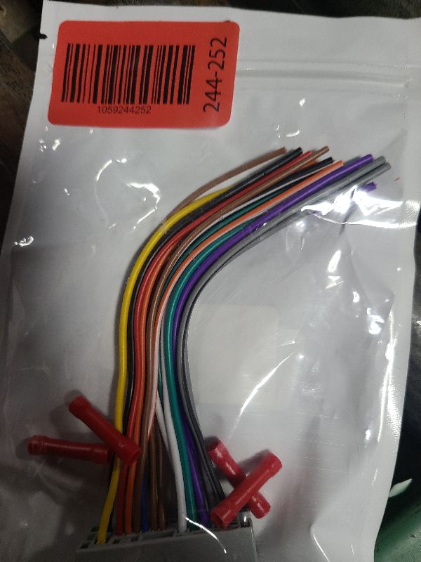 Photo 1 of 24Pin Aftermarket Radio Wiring Harness Compatible with Ford 2003-2012, Hyundai 2006-2008, Lincoln 2003-2011, Mercury 2003-2011, 8Pin Plug for RCA to Factory Subwoofer, Aftermarket Car Stereo Adapter