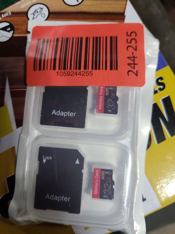 Photo 1 of 2 Pack Micro Memory Card 32 GB with Adapter, C10/U3/UHS-I/A1, TransFlash Card, TF Card for Camera, Smartphone, Tablet, Drone (Red 32GB *2)