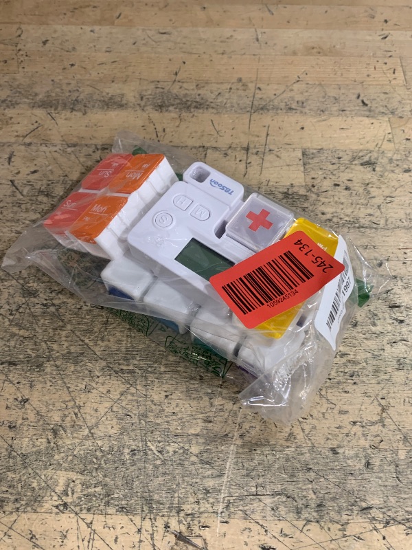 Photo 1 of 7 Day Medicine Pill Organizer, 4 Reminder Alarms, Loud Sound, 14 Large Compartments, Large Screen, Moisture-Proof, Travel Weekly/Daily Pill Box/Organizer/Case/Container/Dispenser, AM/PM 2 Times a Day