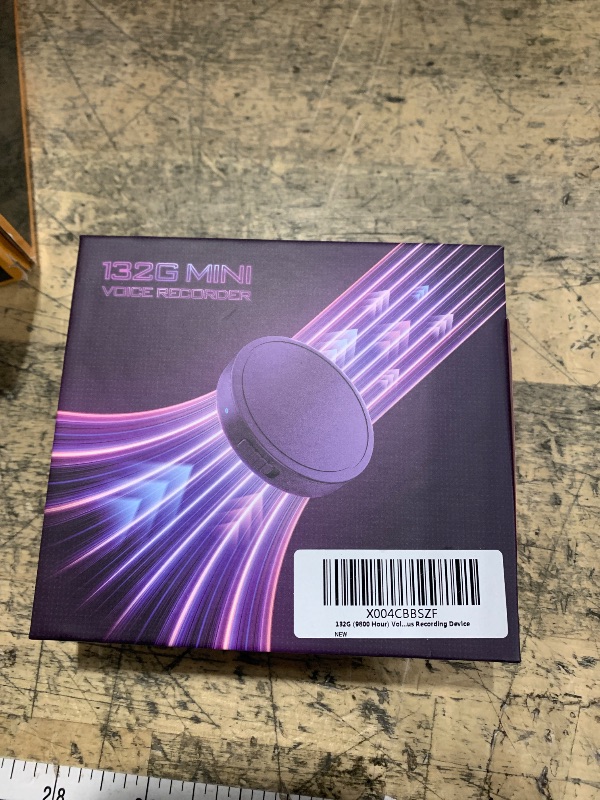 Photo 1 of 132G (9800 Hour) Voice Activated Recorder - Elasound Voice Recorder with AI-Intelligent Triple Noise Reduction, Portable Audio Recorder for Work, Lectures, Meetings, 100H Continuous Recording Device