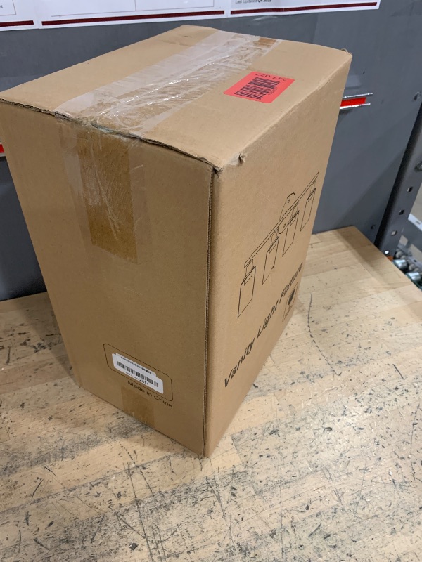 Photo 1 of 4-Light Bathroom Light Fixtures, Brushed Gold Modern Vanity Lights Over Mirror with Clear Glass Shade, Bathroom Wall Lamp for Mirror Kitchen Living Room Hallway Cabinet Porch Bedroom Reading room