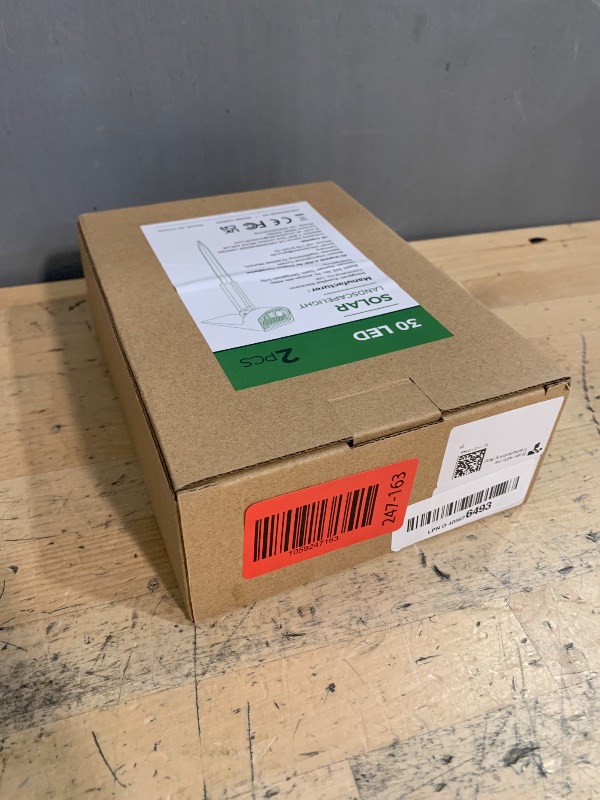 Photo 1 of **BROKEN STEM**AloftSun Solar Motion Sensor Outdoor Lights,Waterproof Motion Sensor Spot Lights- 30 LED/3 Modes Solar Powered Spotlights,Landscape Lighting for Yard and Garden, Cool White,2 Pack