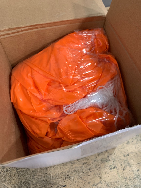 Photo 1 of 16 Pcs 24'' Halloween Inflatable Pumpkin Ball Ornaments 16'' Large Halloween Hanging Inflatable Pumpkin Decoration Blow up Halloween Balls Jack O Lantern Decor for Holiday Indoor Outdoor Garden Yard