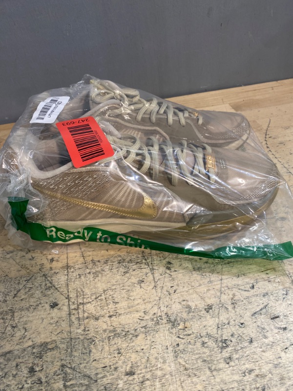 Photo 1 of ***(HEAVILY USED/ MINOR DAMAGE)***Sabrina 2 "Stronger Than Gold Basketball Shoes (HF1799-200, Rattan/Khaki/Sail/Metallic Gold) Size 10.5