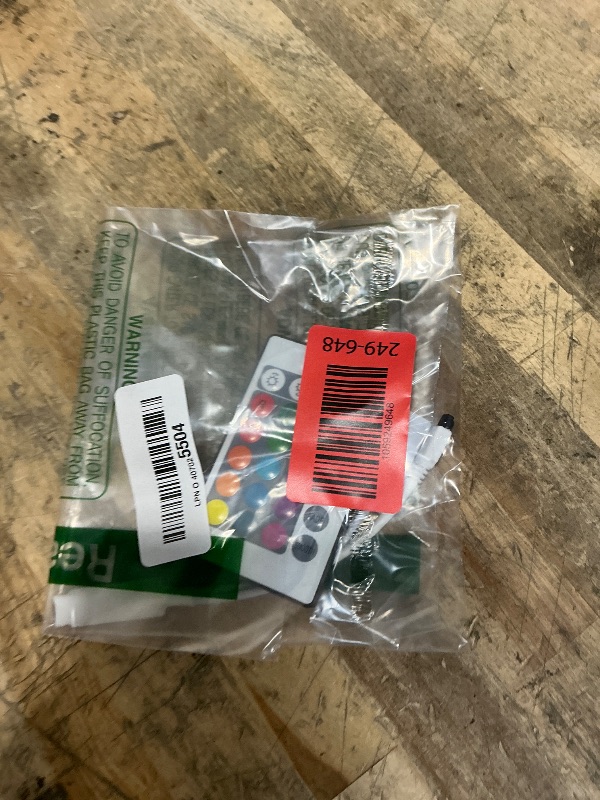 Photo 1 of RGBZONE Mini 4 PIN LED Controller, 24 Keys IR Wireless Remote Control, DC 5V-24V RGB LED Light Strips Controller for SMD 3528 5050 5630 Light Strips