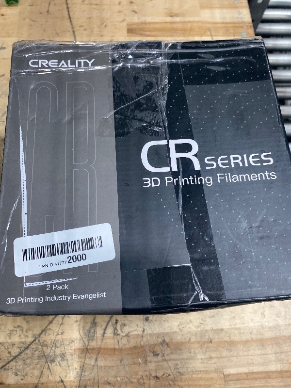 Photo 1 of **PARTIAL SET/ POSSIBLY 15-25% LEFT EACH ROLL** Official Creality PETG 3D Printer Filament 1.75mm 2KG (4.4lbs), High Precision, Strong Toughness, Odorless, Better Flow, Moistureproof 3D Printing CR PETG Filament, White+White
