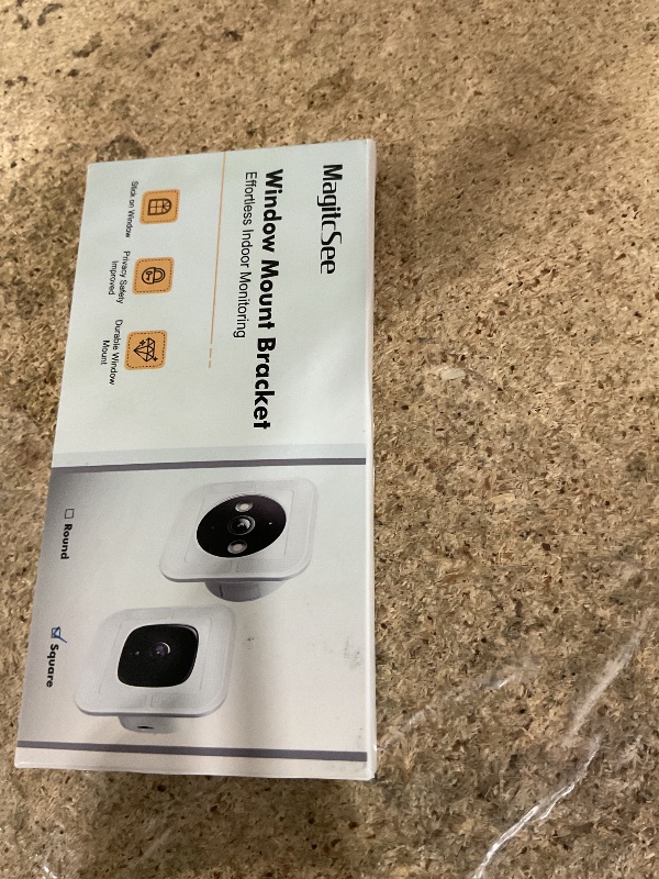Photo 1 of (partial set) (untested) 2 Pack Security Camera Window Mount Fits for Tapo Indoor Security Camera C100, C110, No Drill No Screws Installation Required, Anti-Theft Strong Adhesive Tape Bracket, White