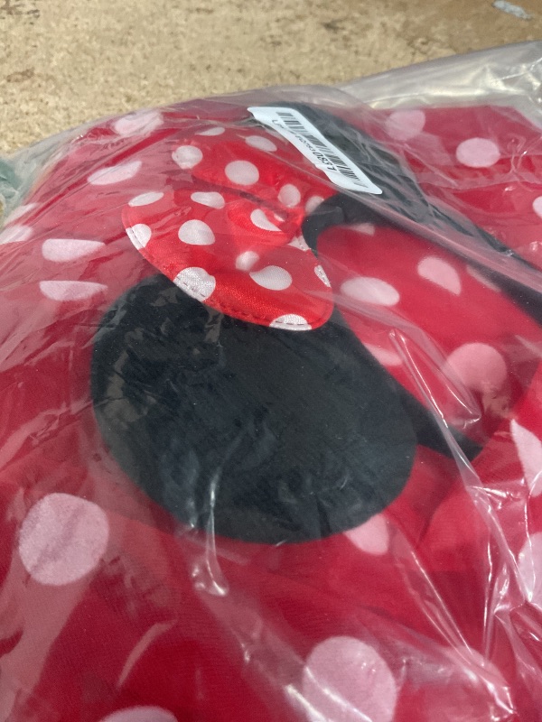 Photo 1 of ***************Hole on the side of dress************
Nileafes Girls Princess Mini Mouse Costume Toddler Birthday Party Fancy Dress Up (5-6 Years,Red)