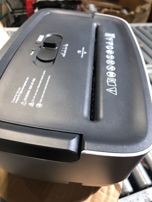 Photo 1 of (see all images) BONSEN Shredder for Home Office, 4 Gallons 8-Sheet Cross Cut Credit Card Shredder