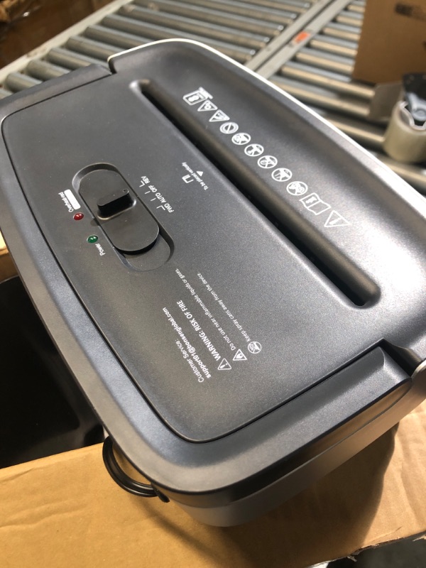 Photo 1 of (see all images) BONSEN Shredder for Home Office, 4 Gallons 8-Sheet Cross Cut Credit Card Shredder