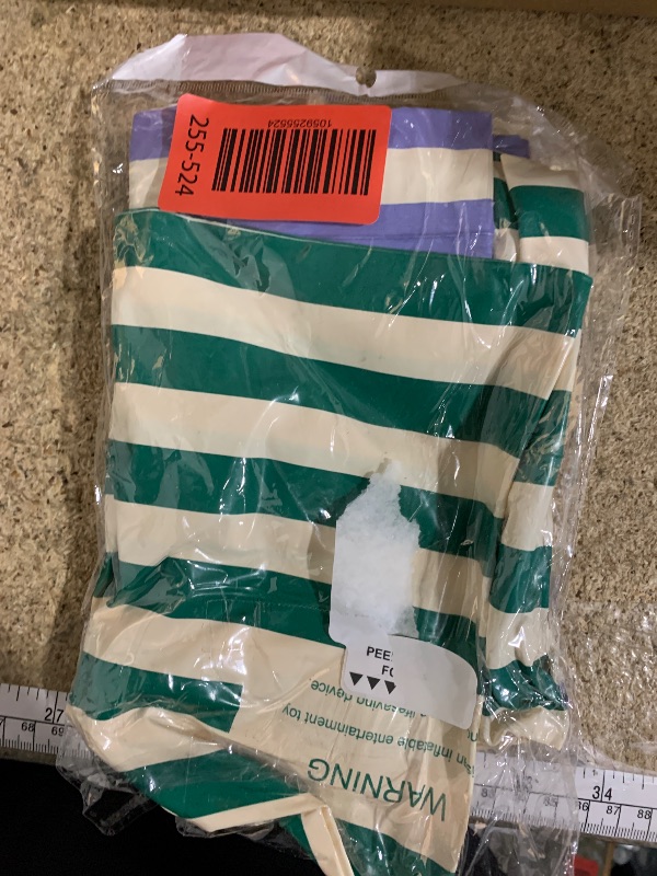 Photo 1 of 2-4 Pack Arm Floaties for Kids Adult - Vintage Striped Inflatable PVC Swimming Rings Pool Floats Arm Bands for Kids Adult Toddlers Children 3-5-6-12 Years (Blue+Green)