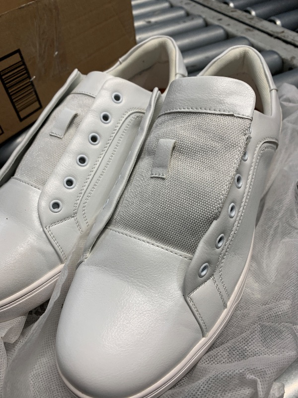 Photo 1 of (see all images) (no shoe laces) Bruno Marc Men's Casual Dress Sneakers Fashion Oxfords Skate Shoes for Men, White, Size 10.5W