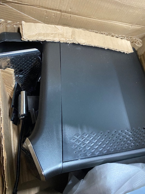 Photo 1 of (DAMGED,UNTESTED)  FOR PARTS* Philips 3200 Series Fully Automatic Espresso Machine, LatteGo Milk Frother, 5 Coffee Varieties, Intuitive Touch Display, 100% Ceramic Grinder, AquaClean Filter, My Coffee Choice, Black (EP3241/54)