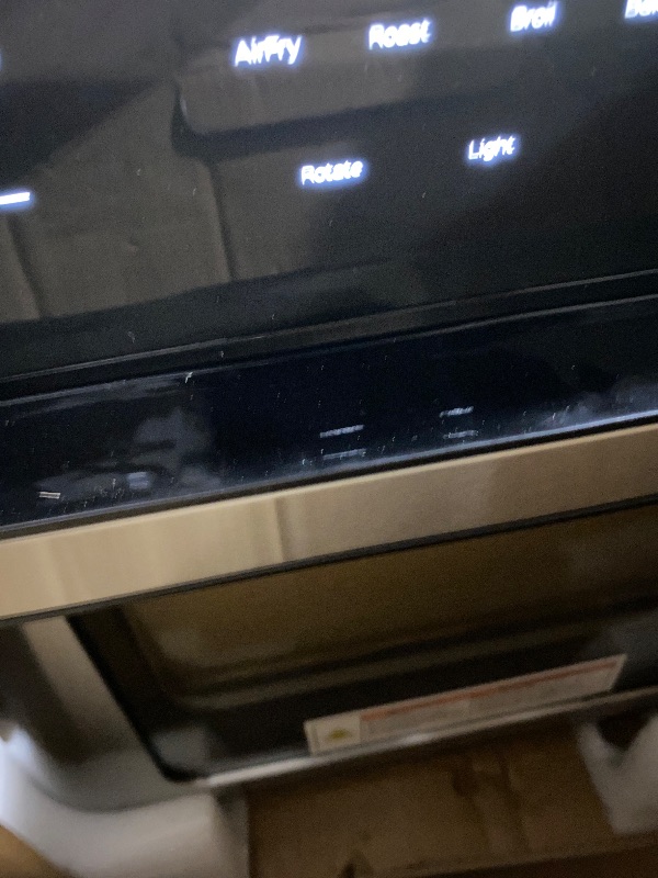 Photo 1 of (USED/FAIR) Instant Pot 10QT Air Fryer, 7-in-1 Functions with EvenCrisp Technology that Crisps, Broils, Bakes, Roasts, Dehydrates, Reheats & Rotisseries, Includes over 100 In-App Recipes, Stainless Steel