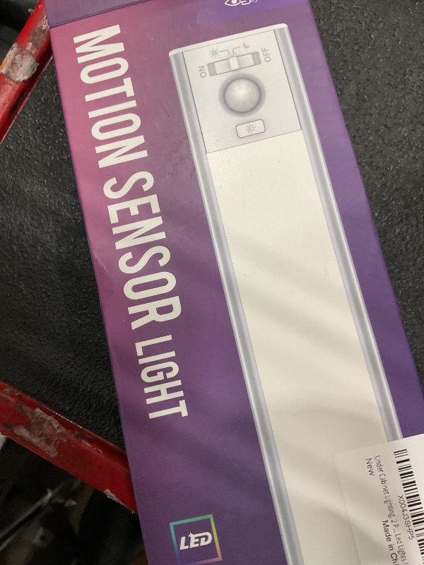 Photo 1 of **PARTIAL SET/ONLY 1** 1Under Cabinet Lighting, 3 Color Temperatures Motion Sensor Light Indoor, LED Rechargeable Cabinet Lights, Stick-On Magnetic Closet Light, Wireless Under Counter Lights for Kitchen, Stair