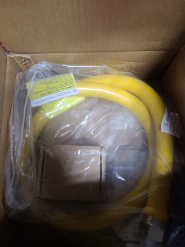 Photo 1 of 1675kit48 Safety System Kit, 48" Commercial Mobile Gas Hose Connector Kit, 3/4" Gas Line Hose, Natural Gas Hose Commercial Kitchen Flex Hose with Quick Disconnect, Generator, Fire Pit