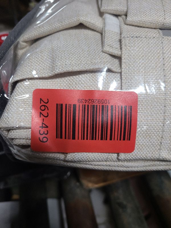 Photo 1 of 100% Blackout Shield Linen Blackout Curtains for Bedroom 96 Inches Long, Back Tab/Rod Pocket Living Room Drapes, Thermal Insulated Blackout Curtains 2 Panels Set, 50" W x 96" L,Cream