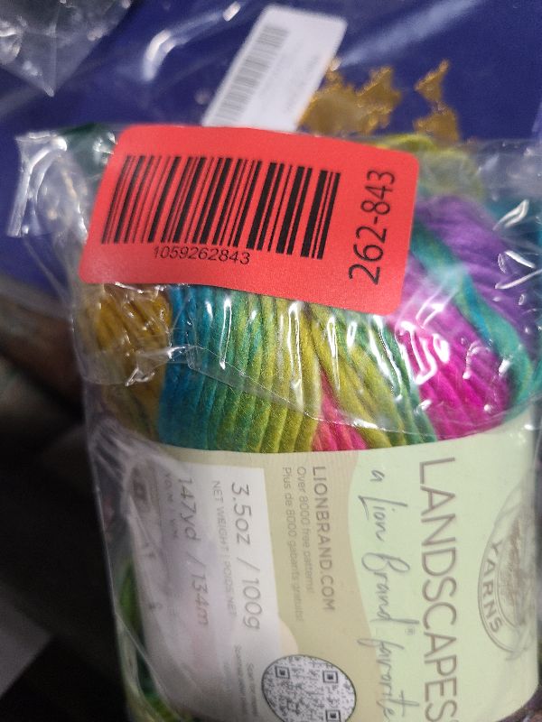 Photo 1 of (1 Skein) Lion Brand Yarn Landscapes Yarn, Boardwalk