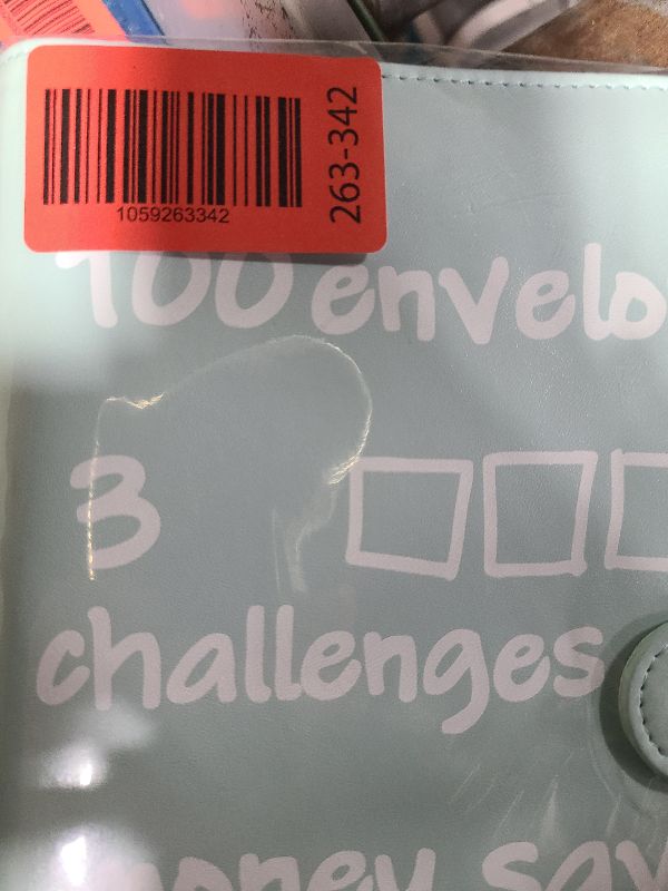 Photo 1 of 100-Day Savings Challenge Binder with 100 Pre-numbered Pockets & 3 Challenges Trackers to Save $5050, $10000, $500