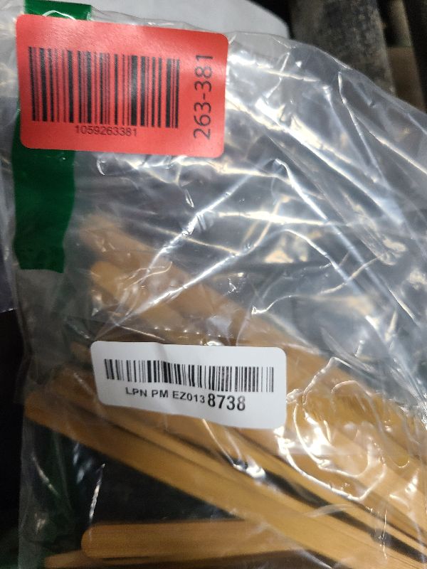 Photo 1 of 12 Pcs Bamboo Tongs 7 Inch Bamboo Toast Tongs for Serving Pickle Muffin, Cheese Fruits Salad, Toast & Bread