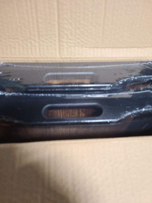 Photo 1 of 2 Pack Bed Tray Table Breakfast Trays Serving Tray Bamboo Bed Laptap Floding Legs with Handles and Phone Holders