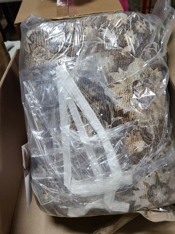 Photo 1 of **MSRP 109.99** 8x10 Machine Washable Rugs Brown Hallway Large Area Rug Indoor Accent Rug Floral Low Pile Carpet Soft Throw Aesthetic Rug Bedroom Living Room Office Dining Room Kitchen Laundry Room
