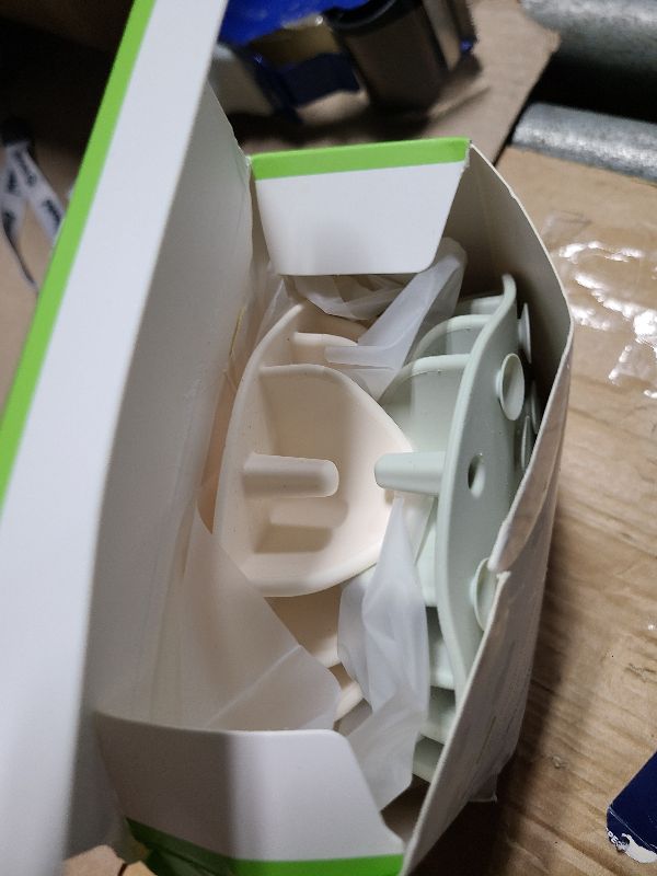 Photo 1 of 2 Pcs Slow Feeder Insert for Dog Bowl, Anti-Choking Silicone with Strong Suction Cups, Fits Most Dog Bowls, Ideal for Medium, Large Breeds (Green+White)