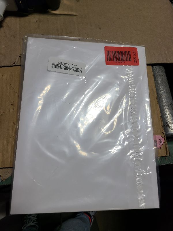 Photo 1 of 110lb Cover Ultra Heavyweight Thick Cardstock - Bright White - 8.5" x 11" - For Inkjet/Laser Printers (50 Sheets)