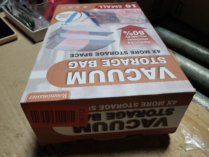 Photo 1 of 10 Small Vacuum Storage Bags with Travel Hand Pump, Small Vacuum Seal Bags for Clothing, Space Saver Bags for Clothes