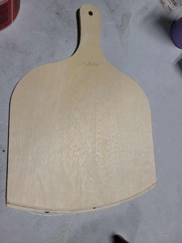 Photo 1 of 2 Pack Wooden Pizza Peel, 12 inch Large Pizza Paddle Set for Oven, Stone, Pan or Grill, Spatula for Baking Bread and Cake - Indoor & Outdoor