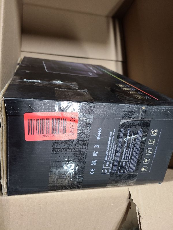 Photo 1 of 10.5" Dual Portable DVD Player, Arafuna Rechargable Car Screen Play A Same or Two Different Movies, Headrest for Car with 5-Hour, Support USB/SD, Last Memory