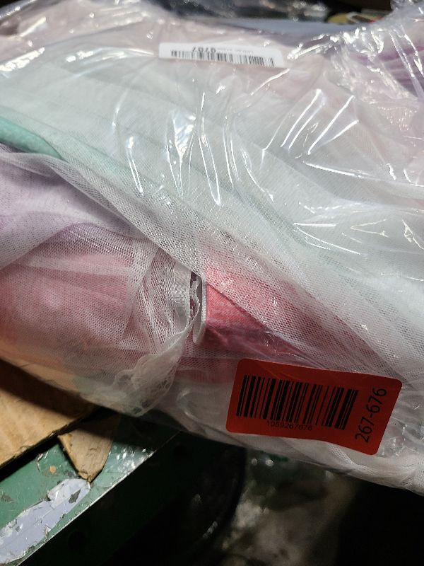 Photo 1 of **MSRP 17.99** XiDi Dream Star Blackout Curtains for Kids Rooms Girl Princess Curtain for Daughter Bedroom Window (Pink Purple Green, 34" x 72")